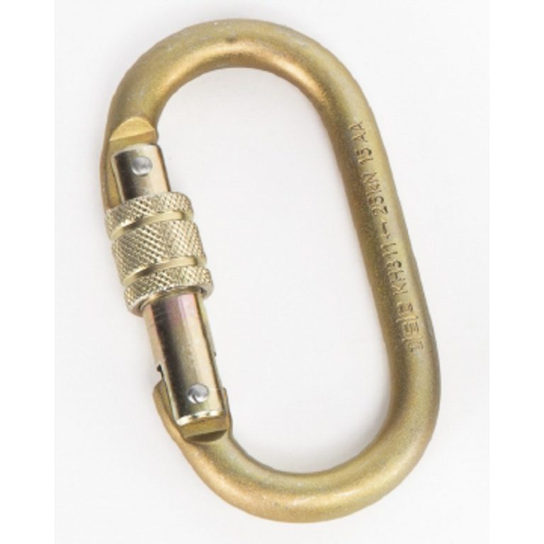 Steel Locking Carabiner MBS 25 kN PCA1276 Portable Capstan Rope