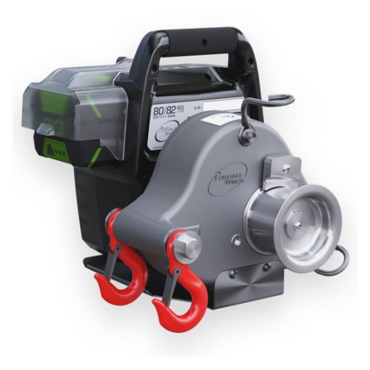 PCW3000LI BatteryPowered Pulling Winch. Max. Pulling Force 1000 KG